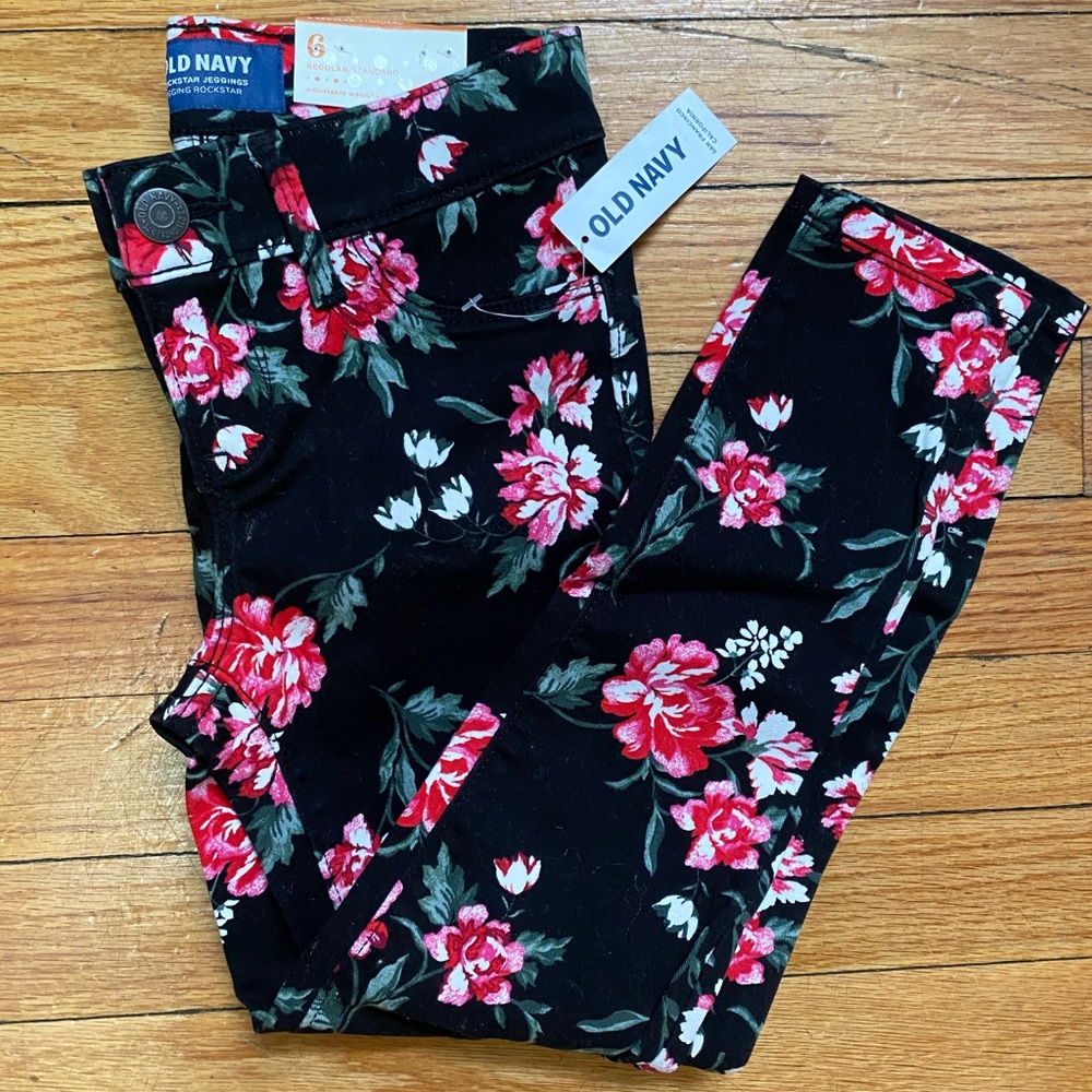 Floral jeggins